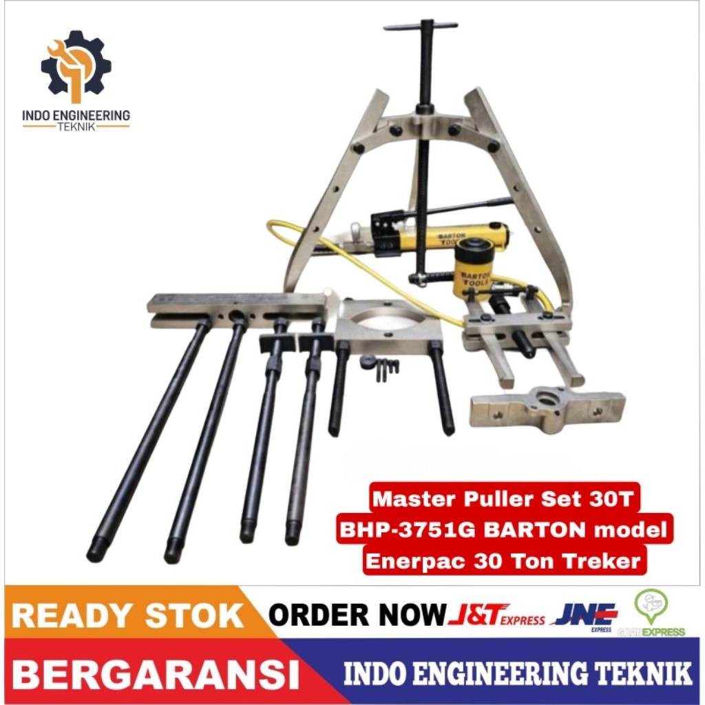 Master Puller Set 30T BHP-3751G BARTON model Enerpac 30 Ton Treker