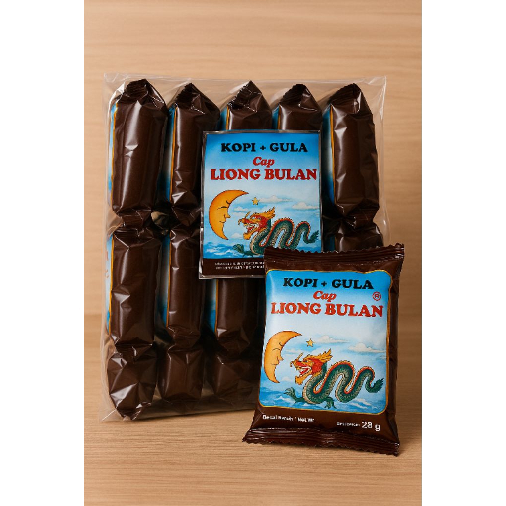 

Kopi Liong + Gula Cap Liong Bulan (1Pack)