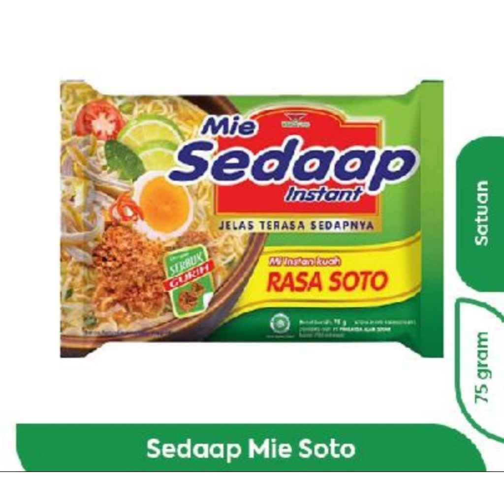 

SEDAAP MI INSTAN MIE SOTO75gr(1 DUS)