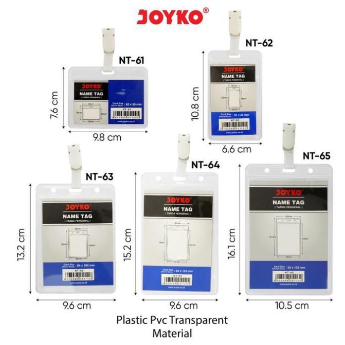 

Name Tag Tanda Pengenal / Gantungan Kartu Nama Joyko - NT - 61