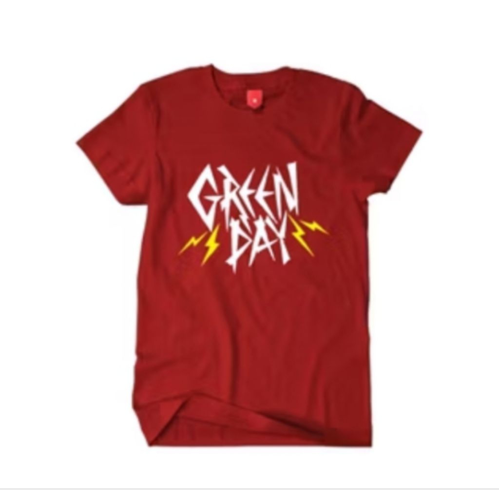 Kaos Distro Original Desain Band GREEN DAY / Kaos Distro Import Terlaris Band GREEN DAY / Kaos Lenga