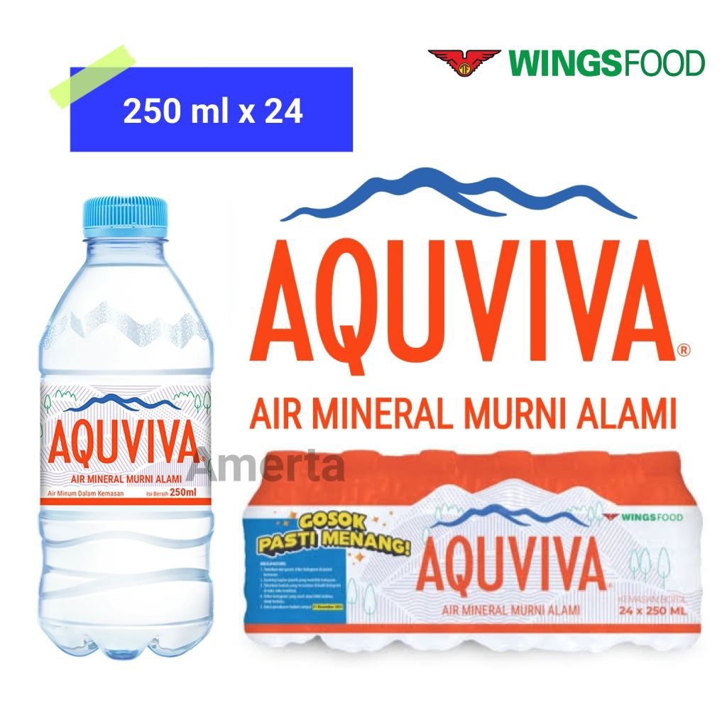 

AQUVIVA AIR MINERAL BOTOL 250 ML ISI 24