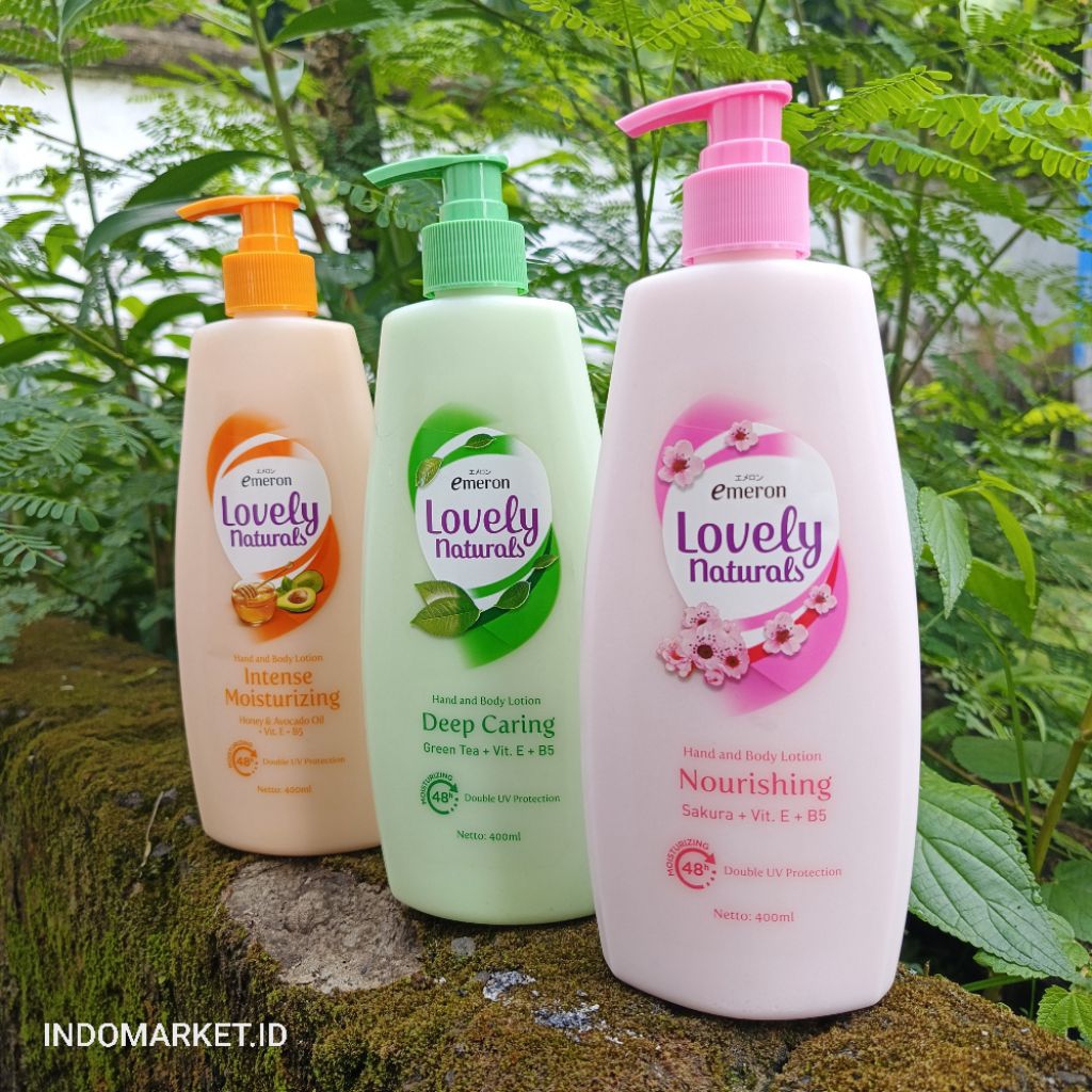 Body lotion Emeron Lovely natural 400ml/Emeron lovely 400ml/Lovely/Emeron lovely