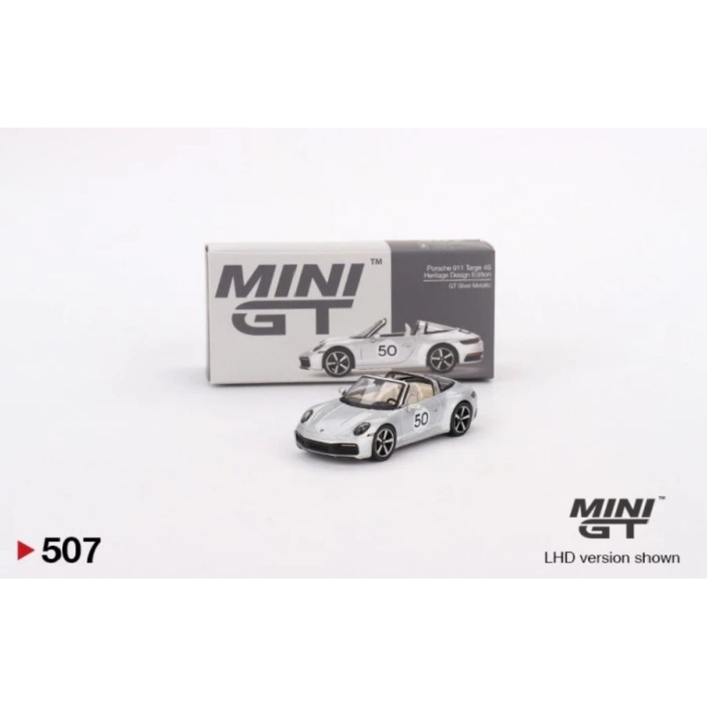 Minigt Porsche 911 targa 4s heritage design edition GT silver unsealed mulus