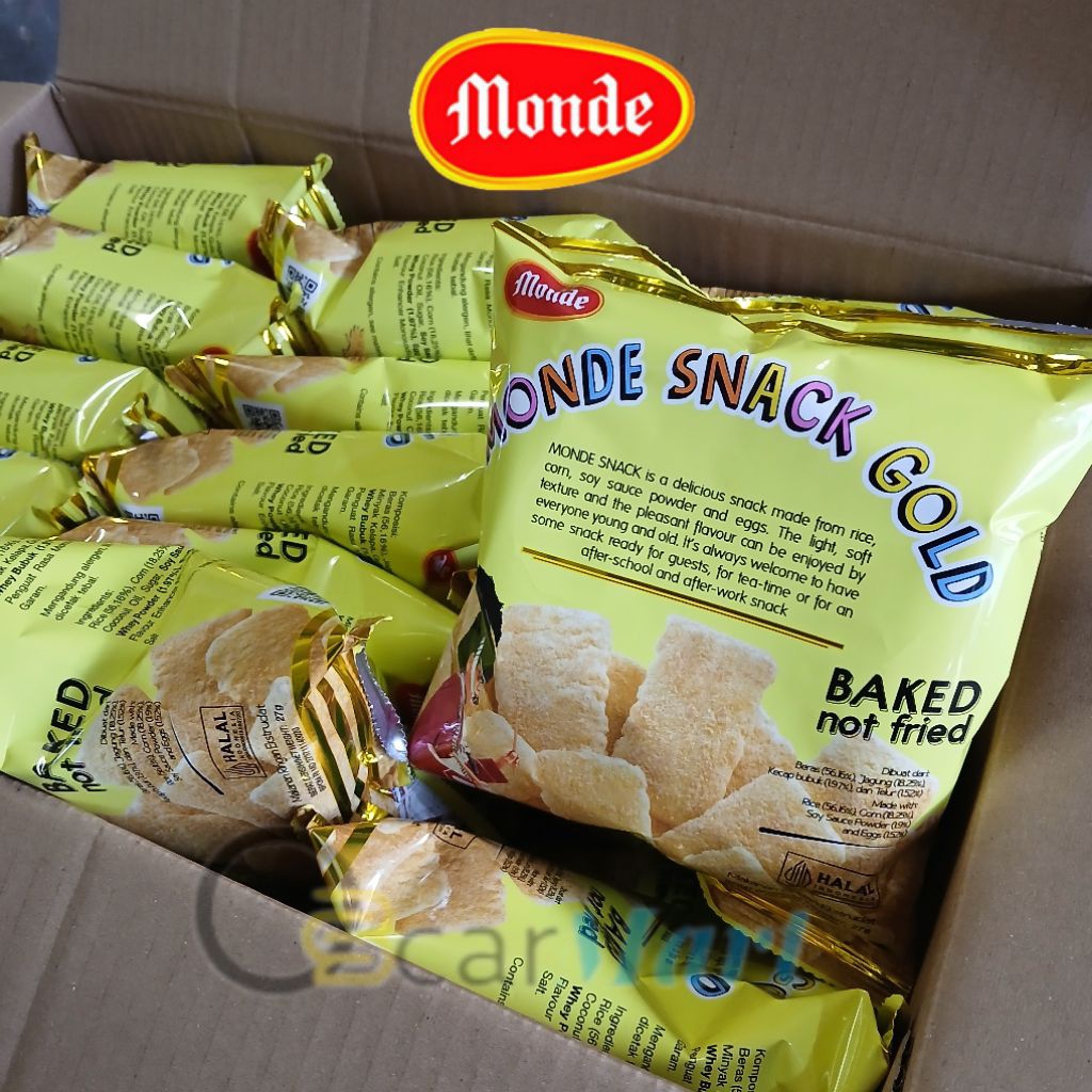 

gsv MONDE SNACK GOLD 27g Satuan