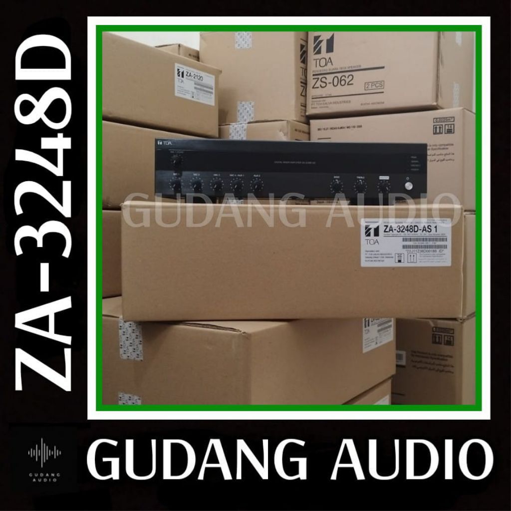 ZA-3248D DIGITAL POWER MIXER AMPLIFIER TOA ZA-3248D AMPLI ZA 3248 480 WATT