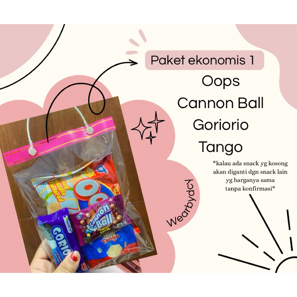 

Paketan snack ultah | paketan jum'at berkah | gift snack | Snack ulang tahun