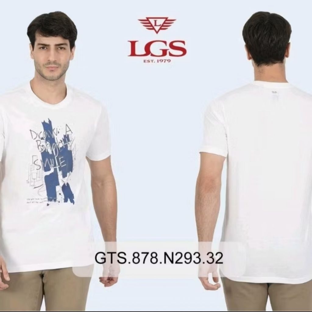 Baju kaos oblong LGS Original Bahan nyaman di pakai, motif terbaru