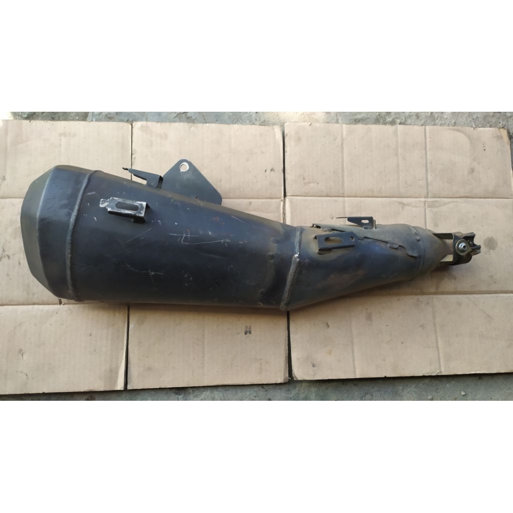 selencer knalpot standar CBR 250R old satu silinder original copotan
