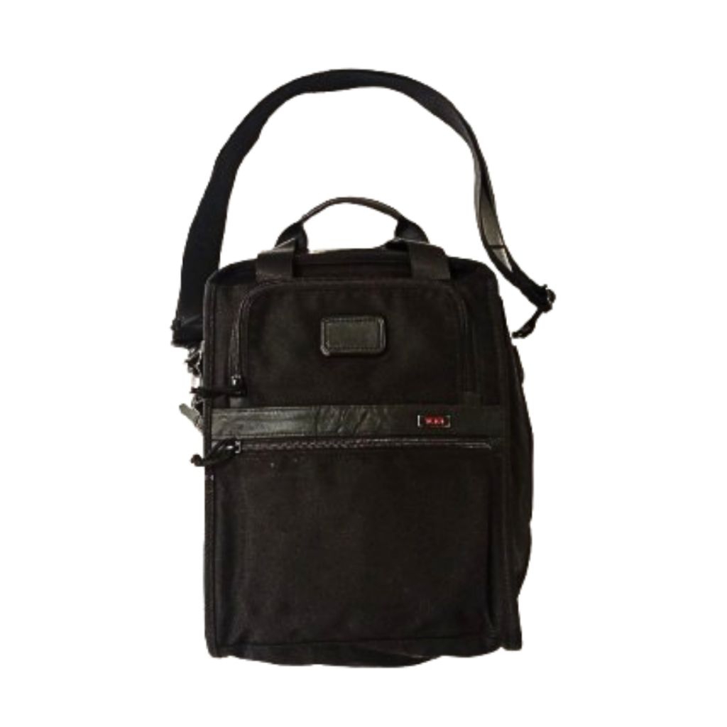 Tas Selempang / Slingbag TUMI Alpha Medium Travel Tote Bag Black Men Women Preloved Authentic