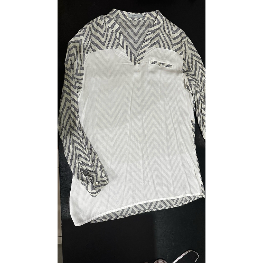 Tunik wanita putih - Logo Jeans