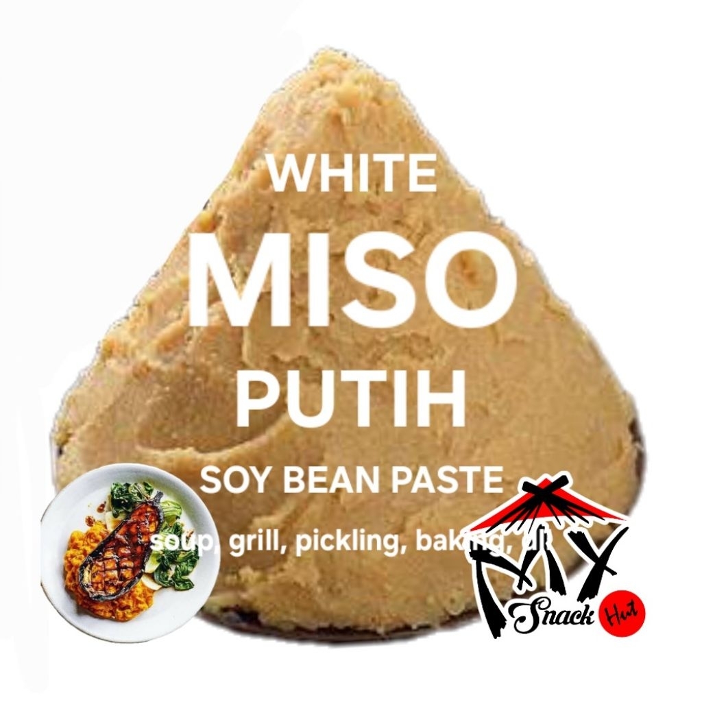 

MISO PUTIH 250GR JAPANESE SHIRO MISO WHITE SOY BEAN PASTE SOUP STEW GRILL SAUS SALAD JEPANG HALAL