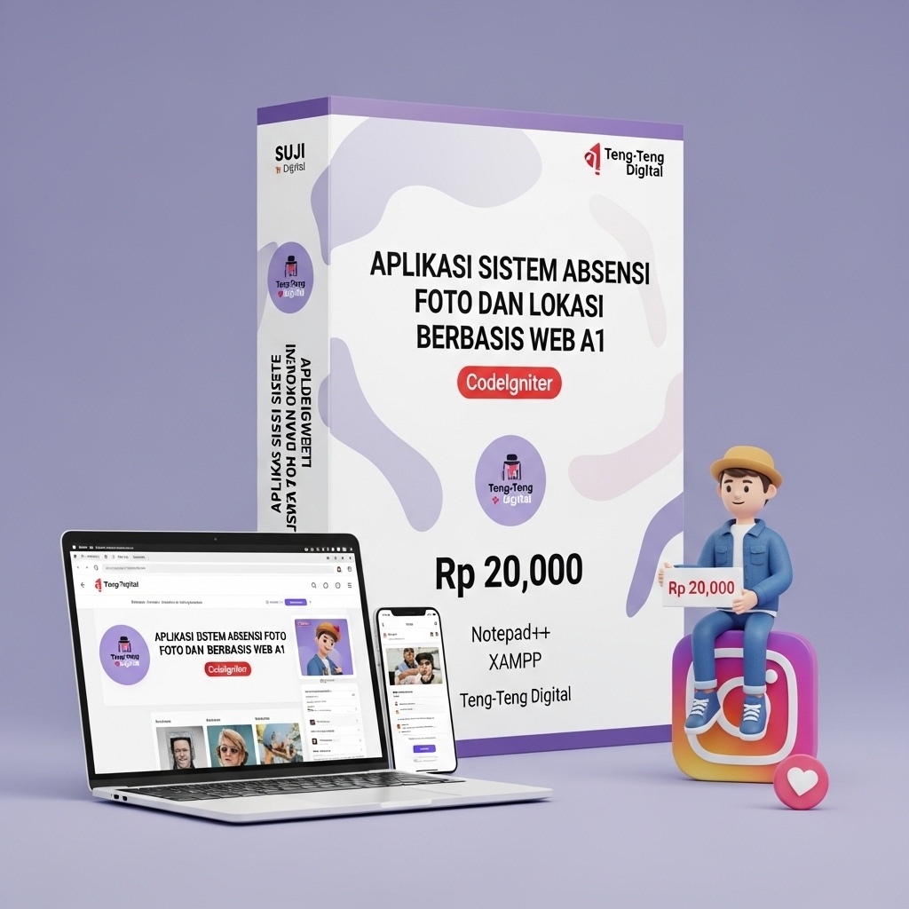 APLIKASI SISTEM ABSENSI FOTO DAN LOKASI BERBASIS WEB A1