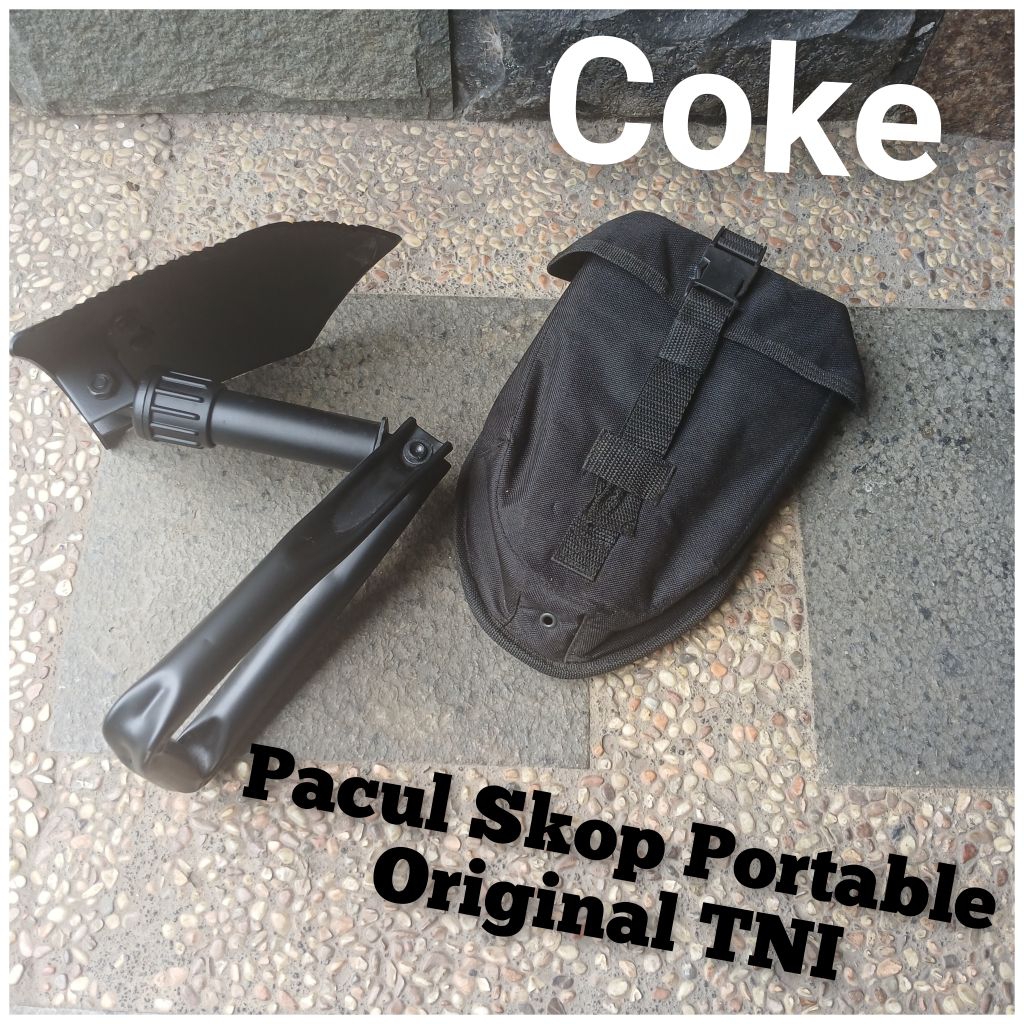 Pacul Skop Portable Jatah Original TNI Pacul pick Tni New Model Pacul Lipat