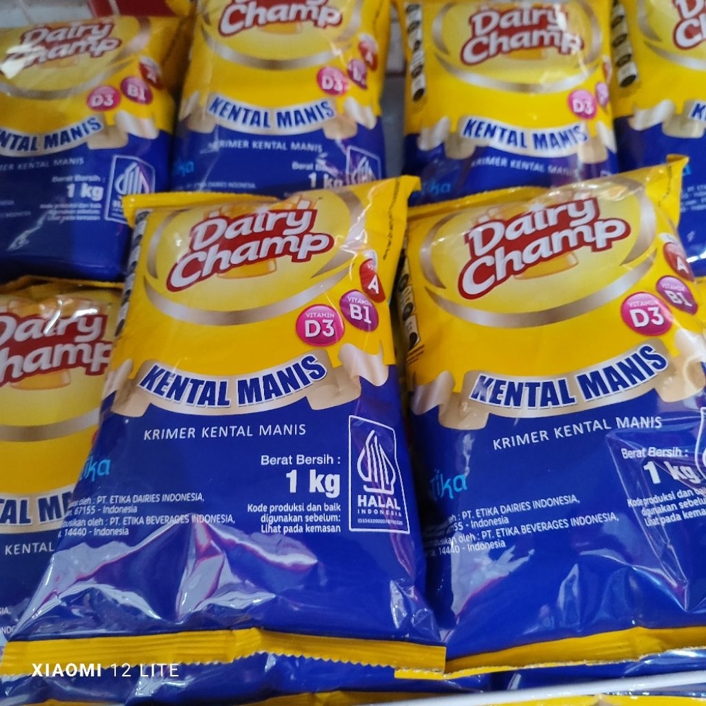 

1 kg susu kental manis dairy champ