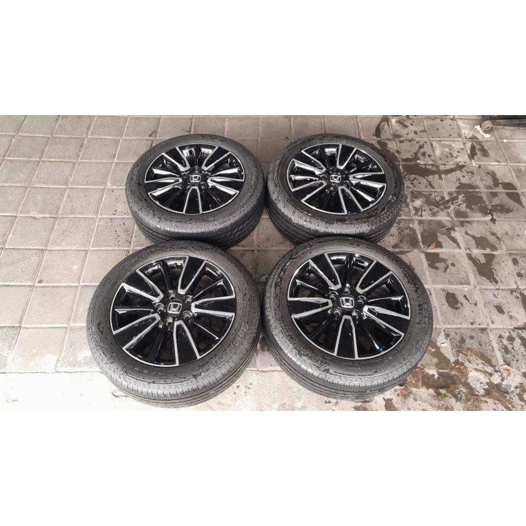 VELG DAN BAN BEKAS MOBIL OEM COPOTAN WRV RING 17 + BAN 215 55 17 90%