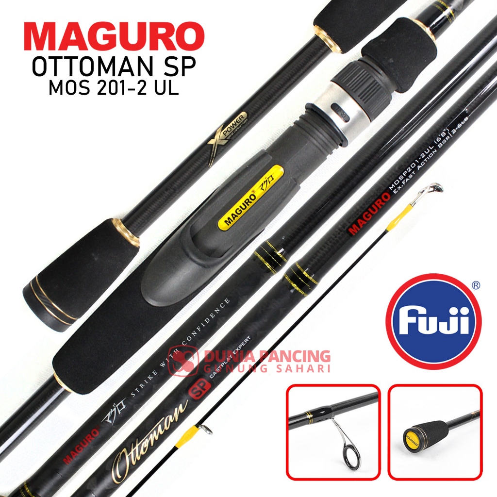 Joran Spinning Maguro Ottoman SP 201-2UL