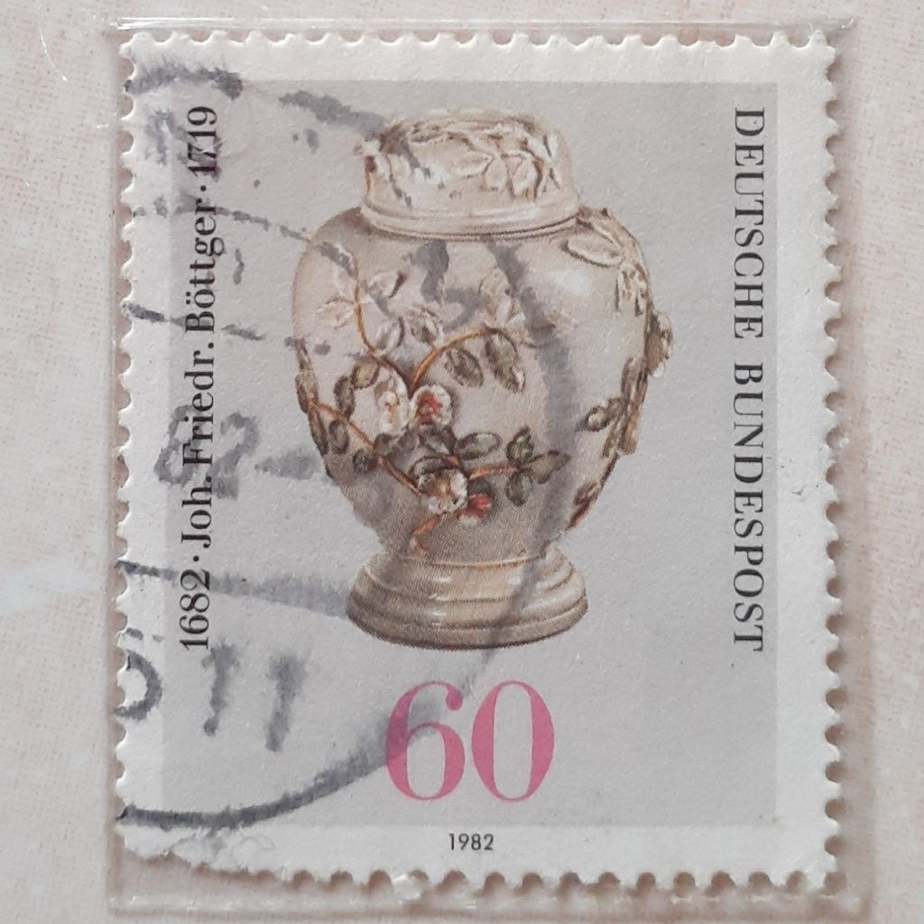 

(J3) Perangko Jerman 300th Birth Anniv of Johann Friedrich Bottger Tahun 1982