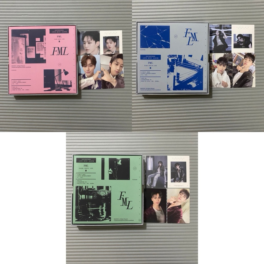 ALBUM UNSEALED SEVENTEEN FML