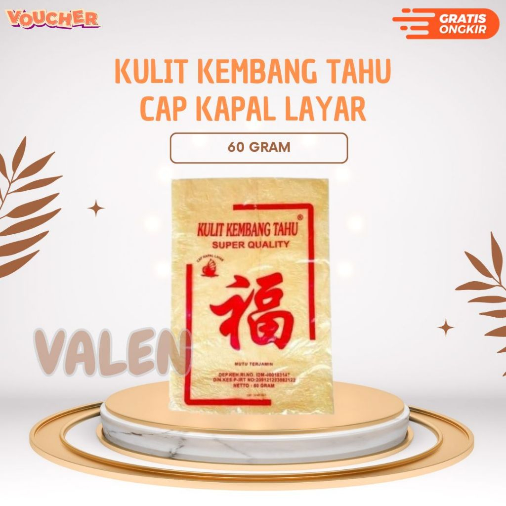 

Kulit Kembang Tahu Cap Kapal Layar 60gr Bungkus Pangsit Halal