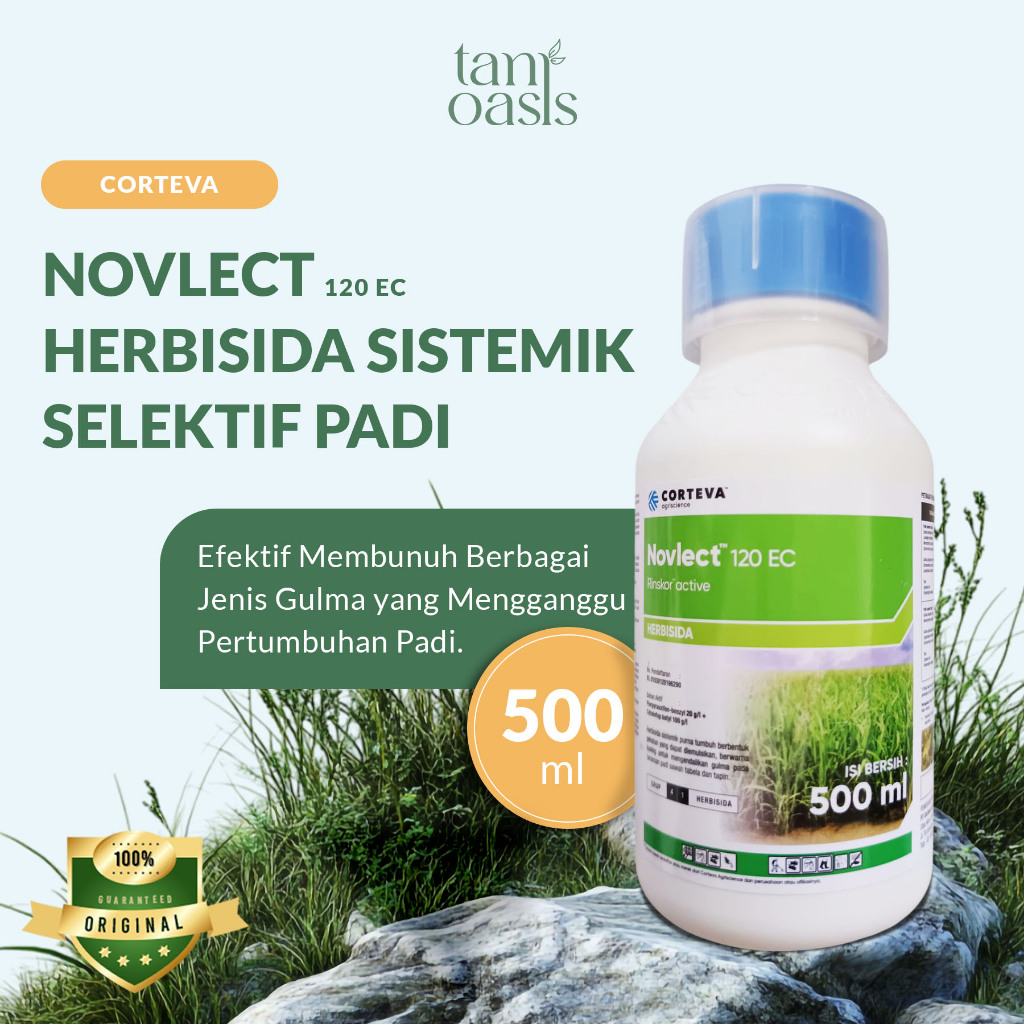 Herbisida Novlect 120EC 500ml Obat Pembasmi Gulma Selektif Padi - Original