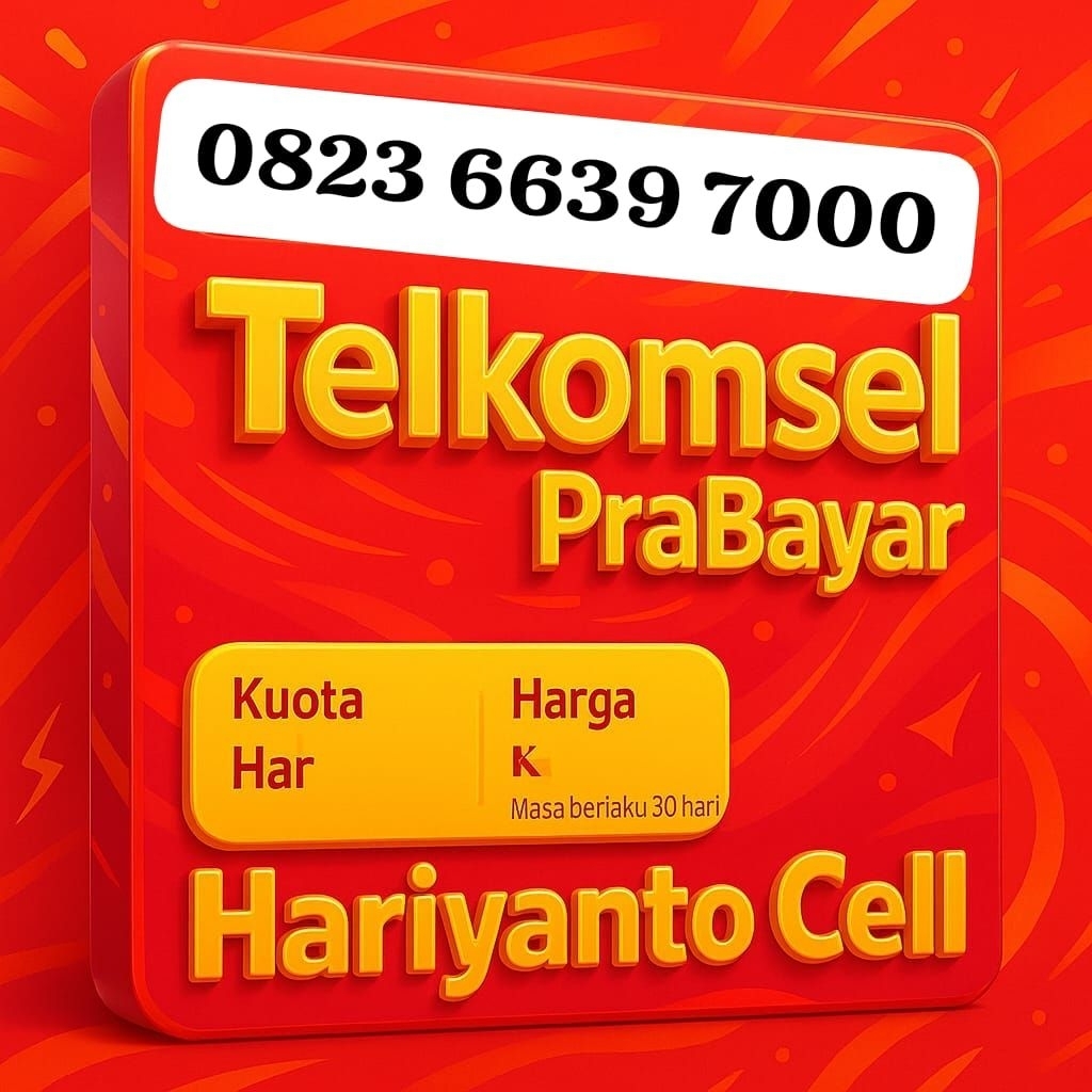 NOMOR CANTIK TELKOMSEL  08xx 6639 7000