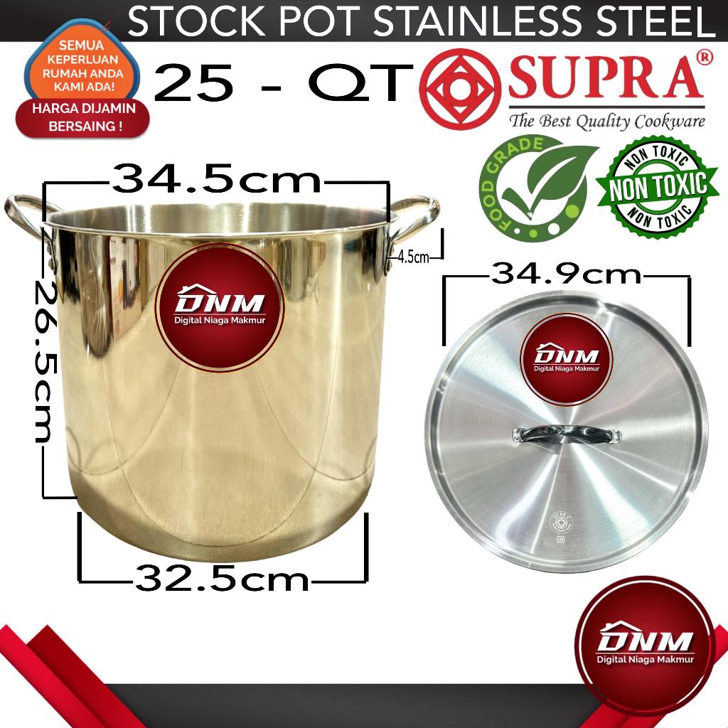 Panci Supra Stock Pot 25 QT / Panci pot stainless steel