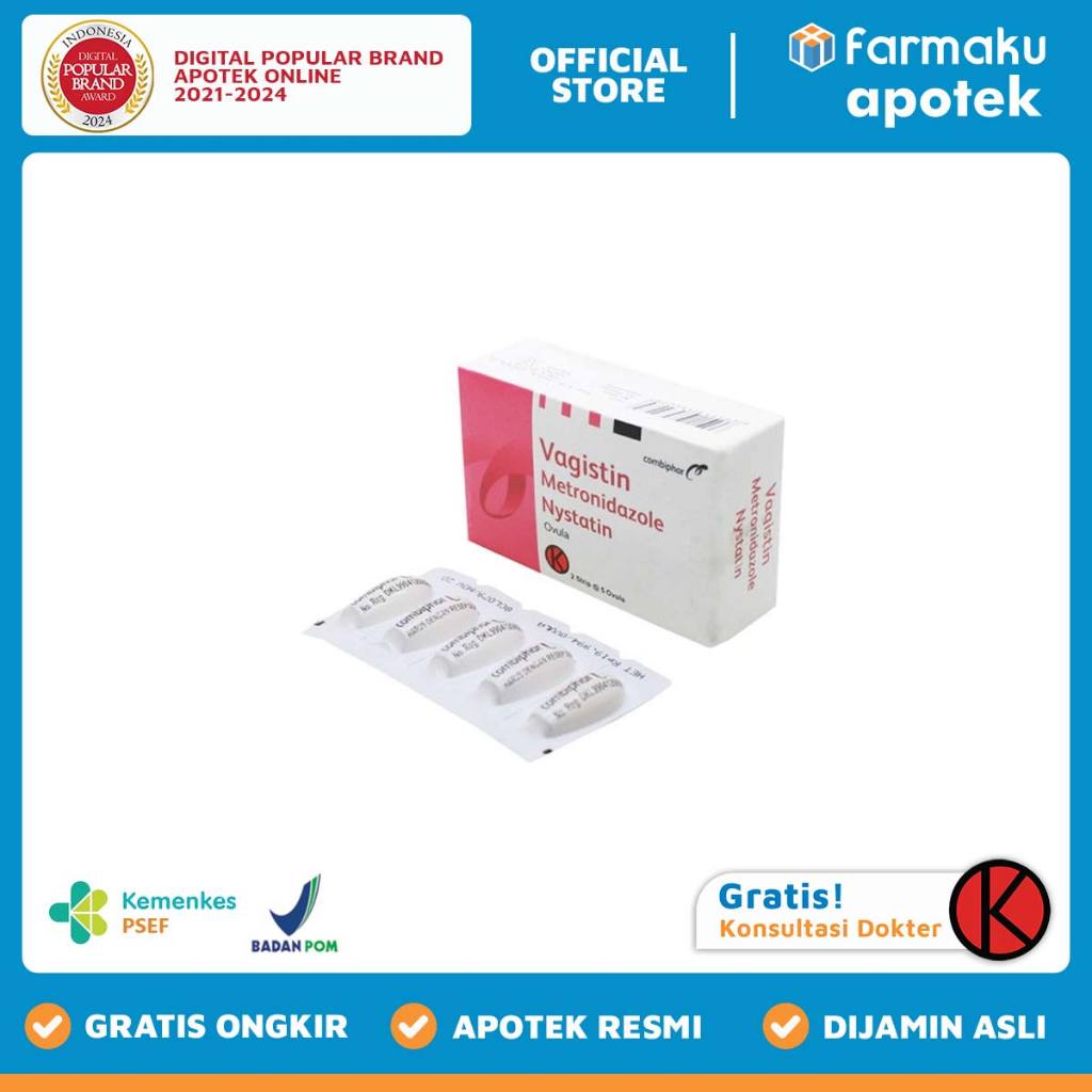 Vagistin Ovula Vaginal - BYM