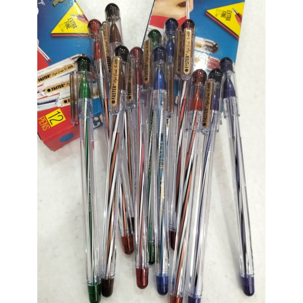 

PEN C 600 BIRU MERK FASTER PEN BIRU PEN CANTIK
