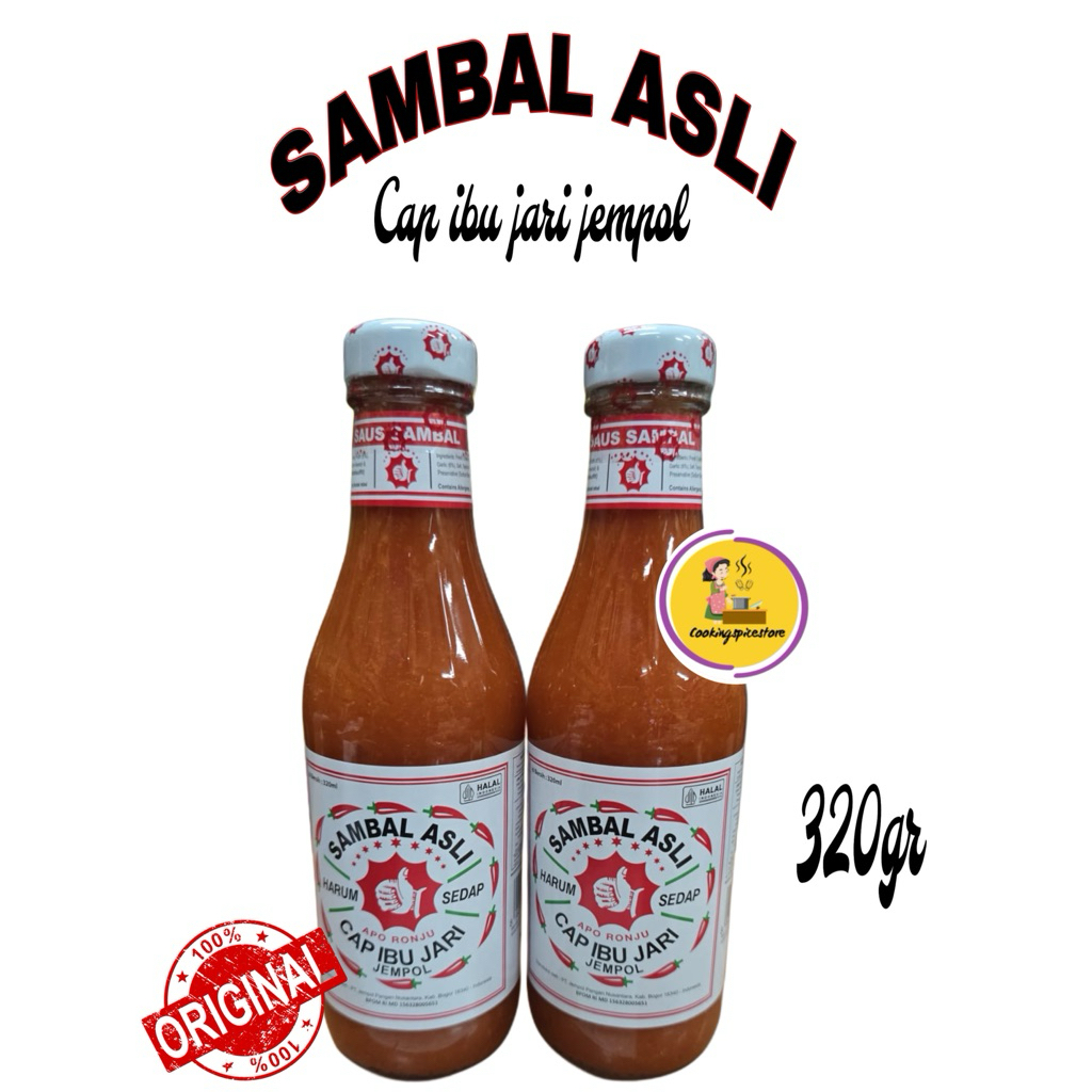 

Sambal Asli Cap Ibu Jari - Saos Sambal Jempol Original 320gr