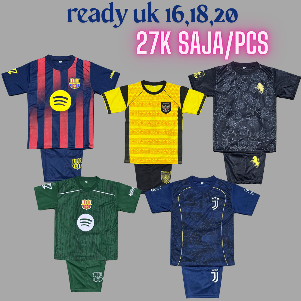COD/setelan baju sepakbola anak laki laki/baju kiper paes timnas/ baju barcelona murah bahan haygate