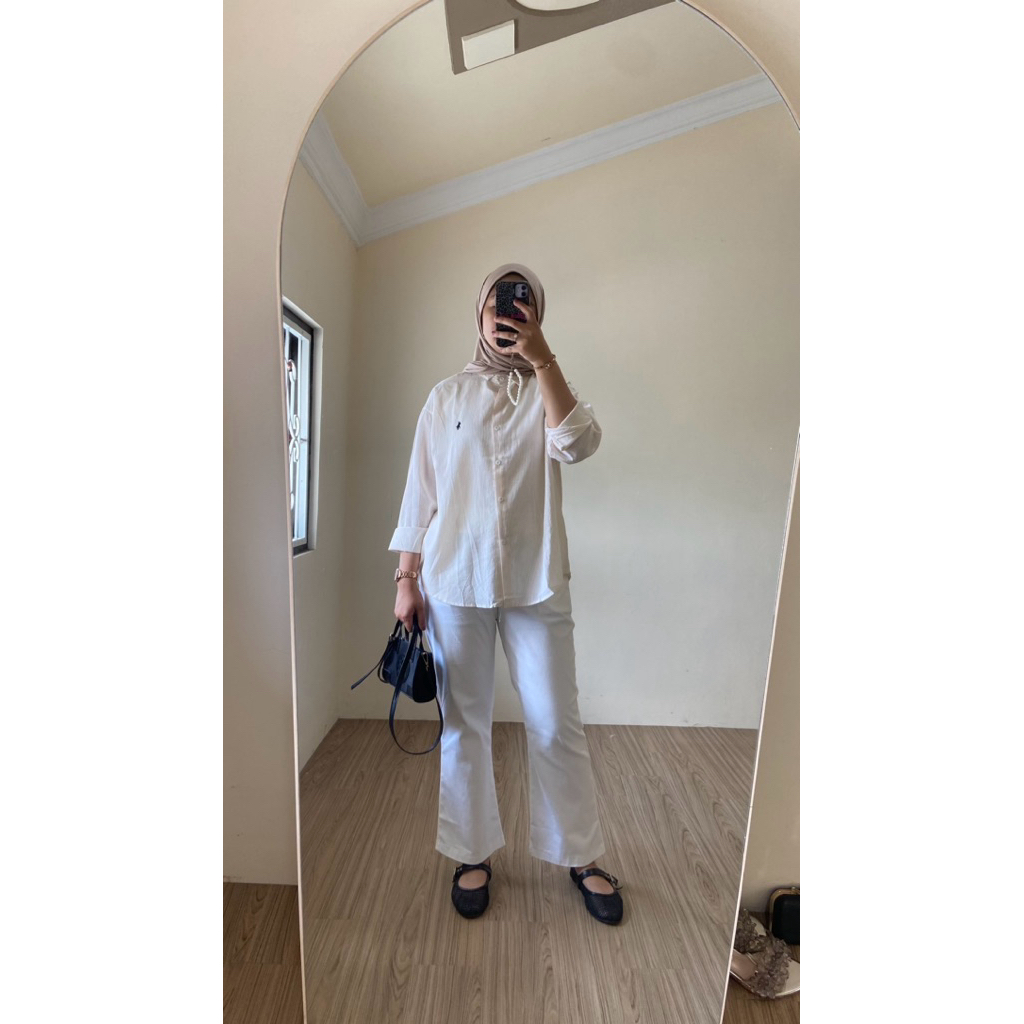 Polo Shirt kemeja polo motif garis garis