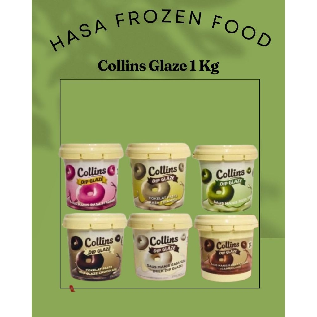 

Collins Glaze 1Kg Coklat | Choco Crunchy | Strawberry | Green Tea | Milk | Tiramisu