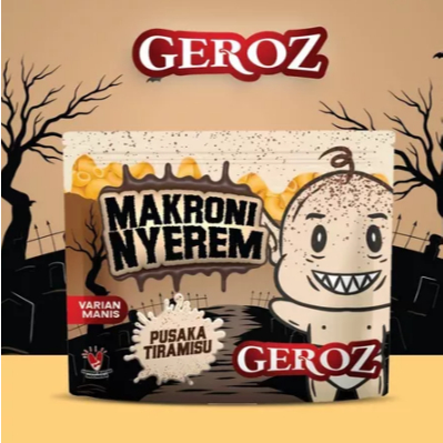 

Geroz - Varian Manis - Makroni Nyerem Rasa Tiramisu