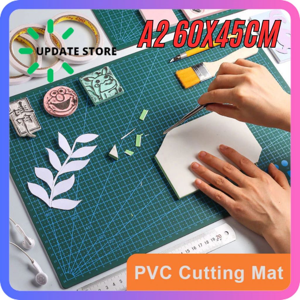 

Taff Working Pad Cutting Mat Alas Potong Papan Kerja A2 60x45cm - QJ3 - Green