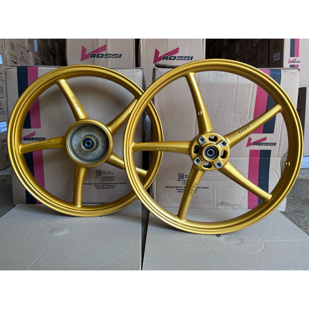 Velg Racing Vrossi Sanca(Copy RCB) untuk motor Kharisma & Supra x 125 Tromol 17x140/160