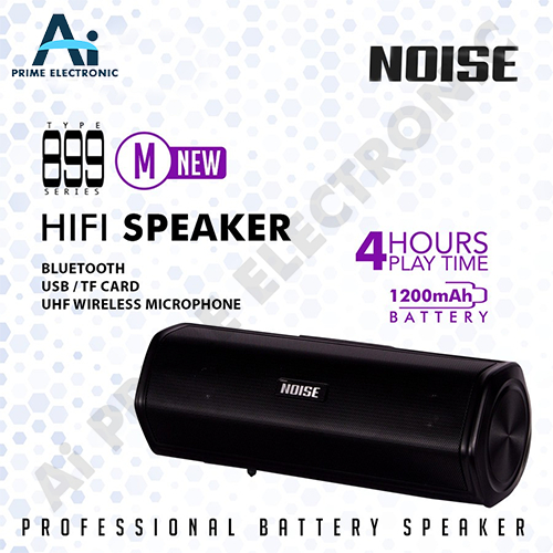 NOISE 899M 899 M 899-M Speaker Portabel Bluetooth Wireless FM Radio USB Super Bass