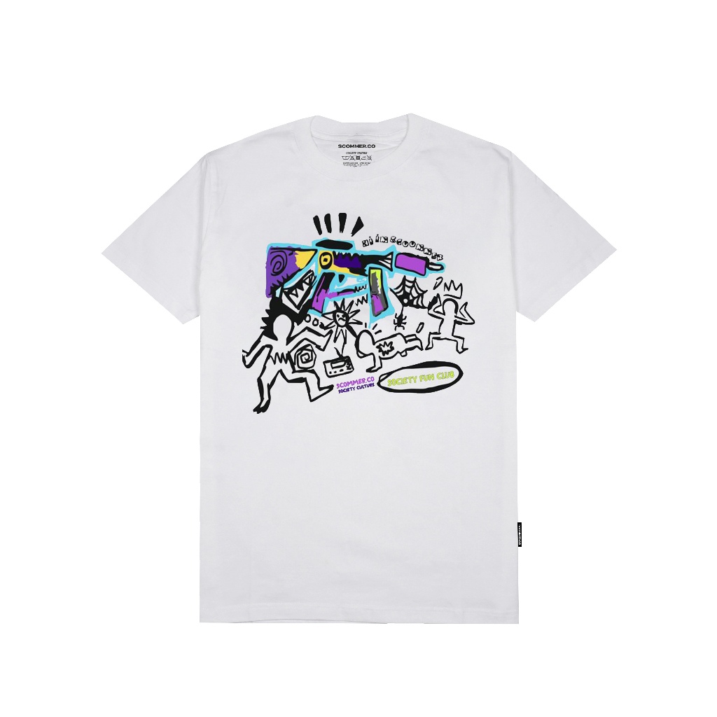 Scommer T-shirt party white