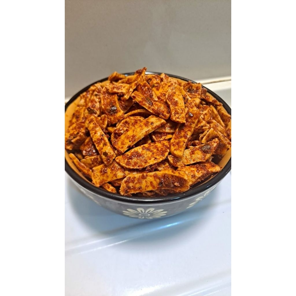 

basreng extra pedas daun jeruk