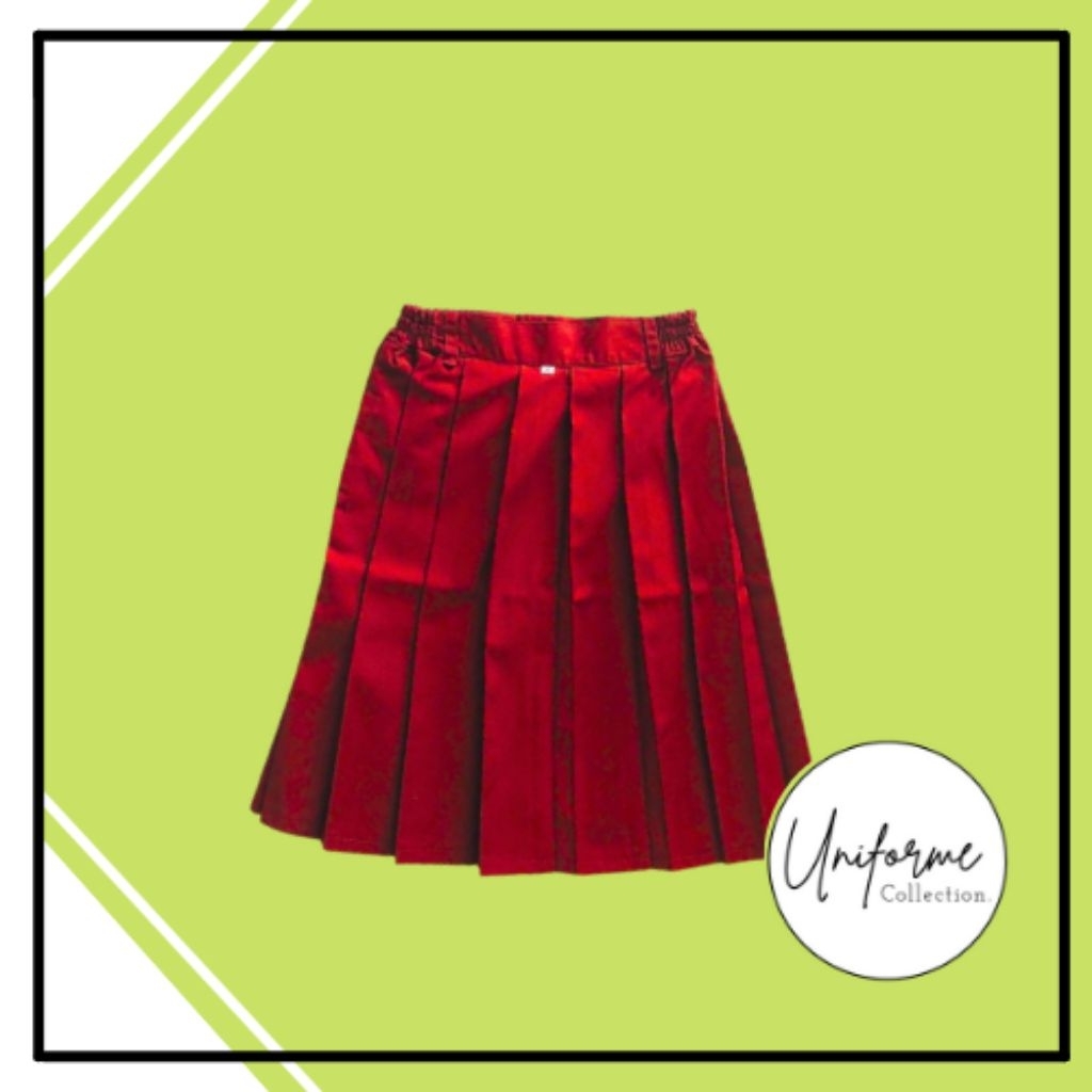 seragam sekolah rok pendek plisket kelas 1-6 SD seragam sd seragam sekolah jumbo merah putih pramuka