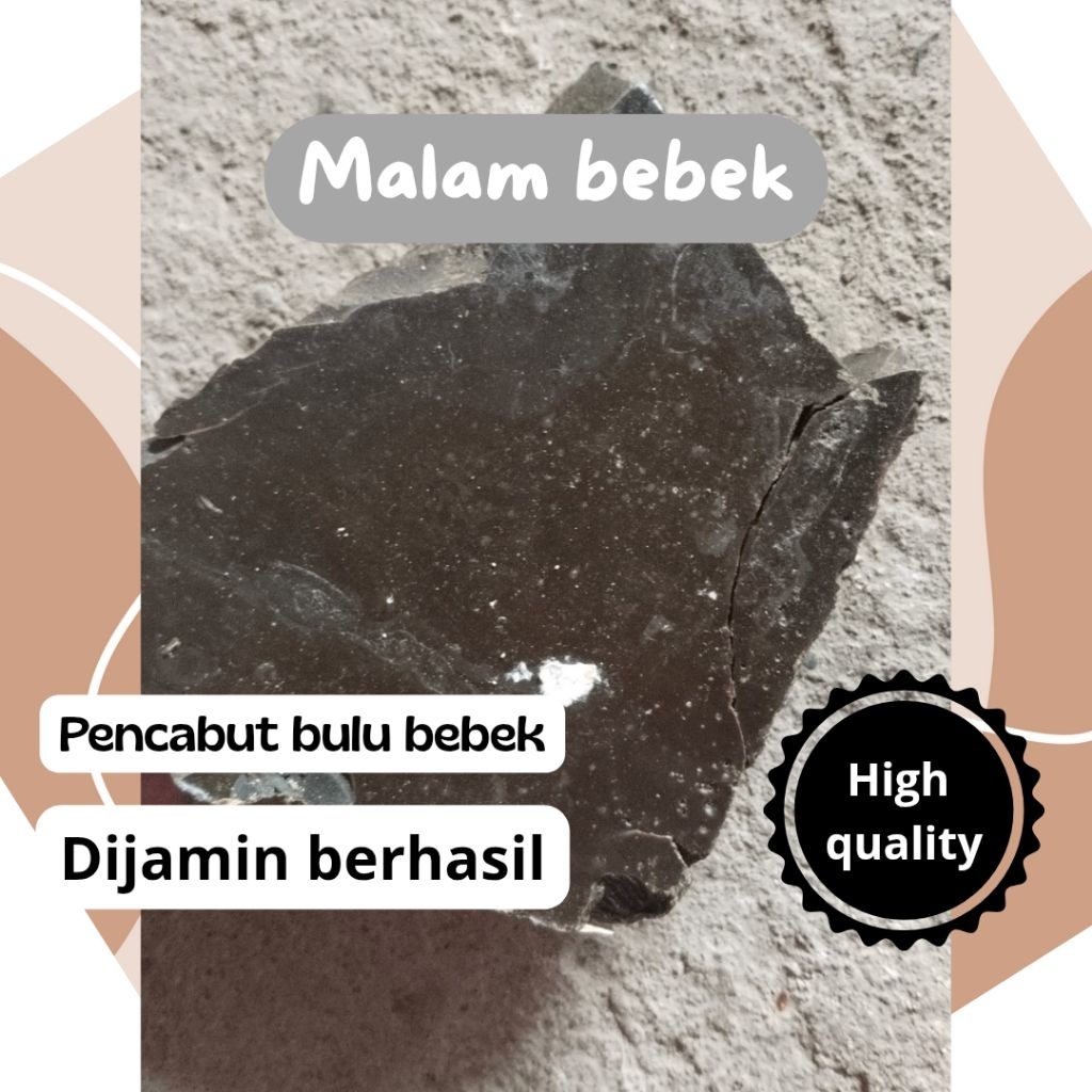 malam bebek/lilin bebek/wax duck/ pencabut bulu bebek