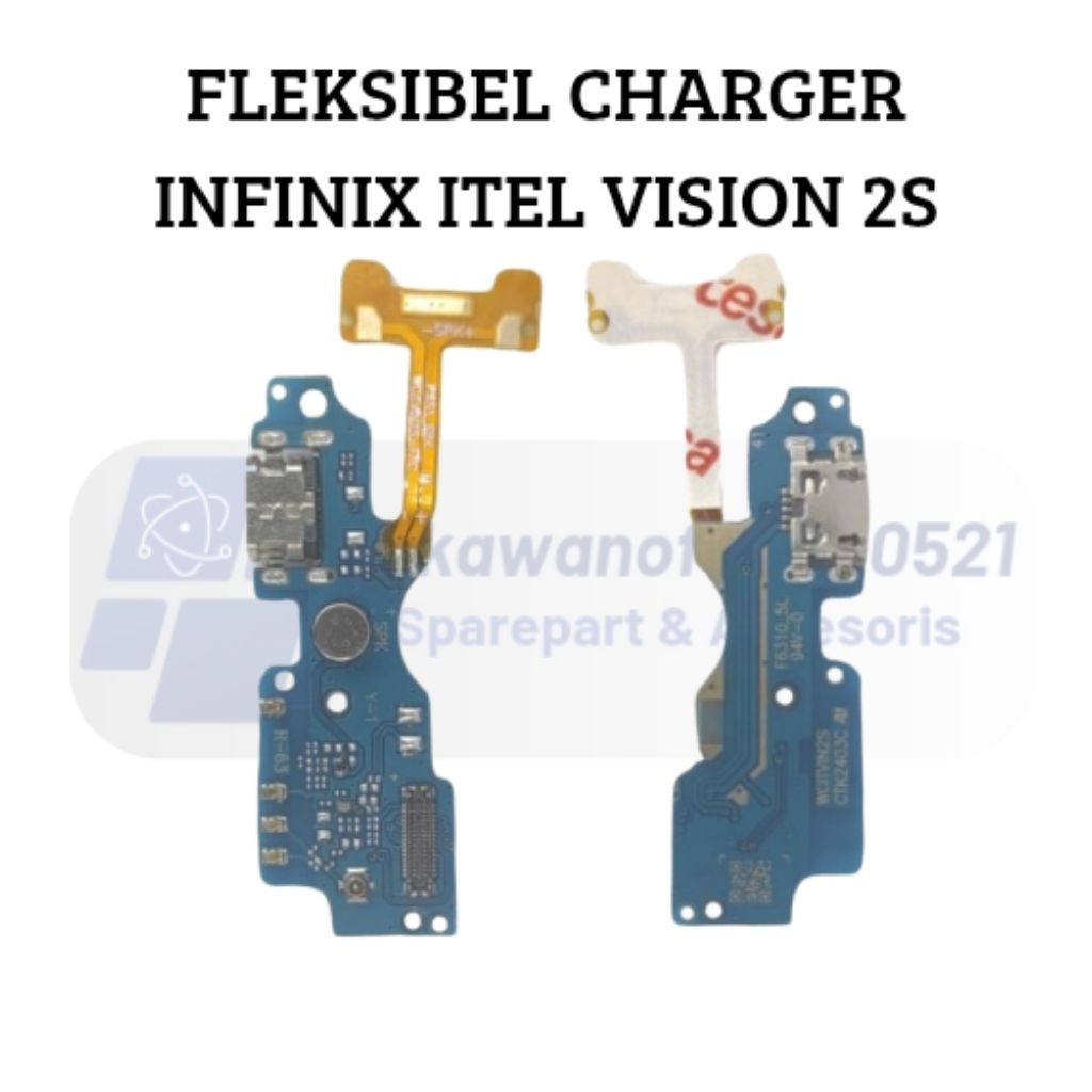 FLEKSIBEL CHARGER INFINIX ITEL VISION 2S Original