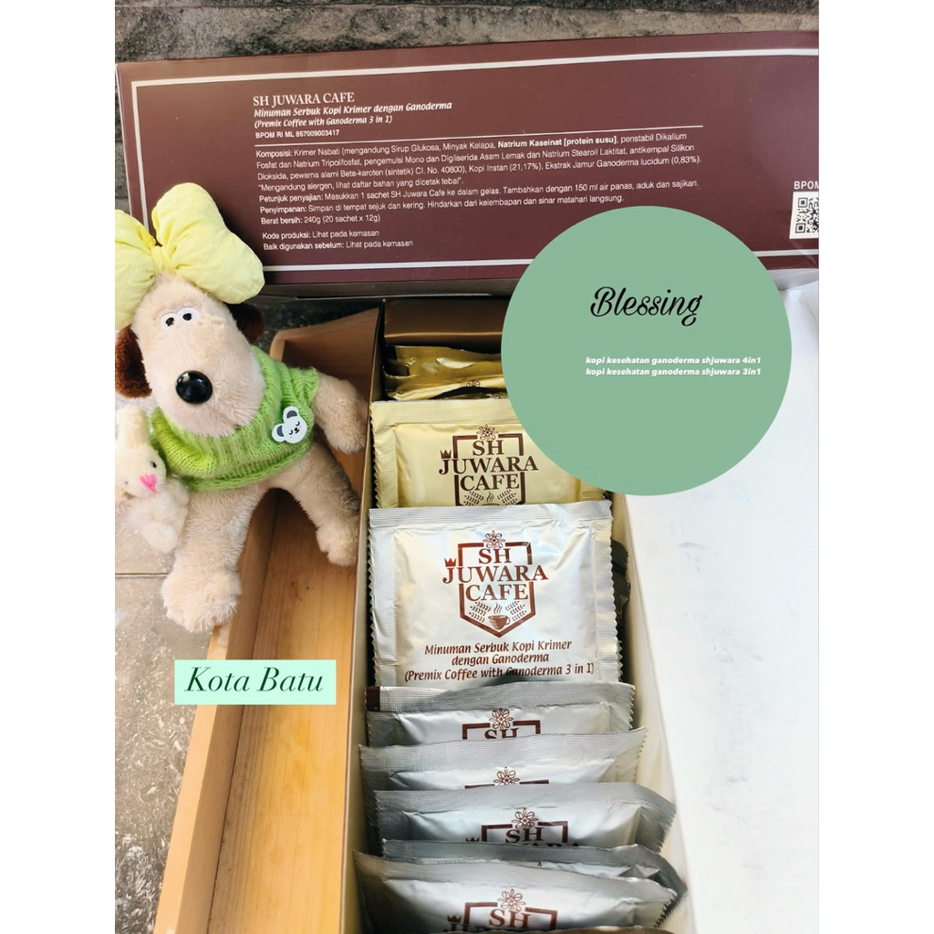 

Shuang Hor kopi kesehatan ganoderma SH Juwara Cafe