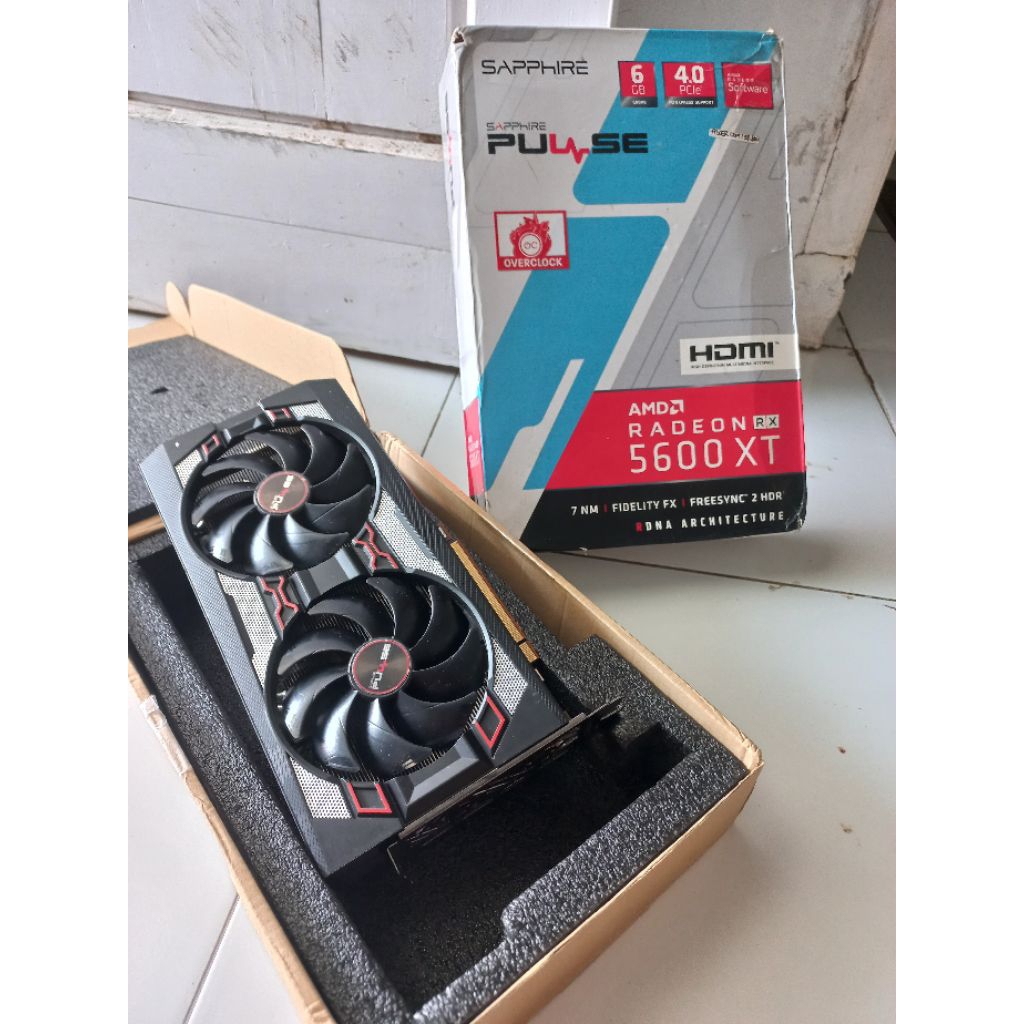 VGA RX 5600XT 6GB SAPPHIRE PULSE GDDR6