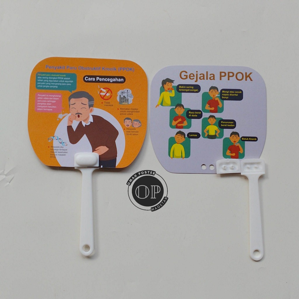 Kipas Souvenir Penyakit Paru Obstruktif Kronik - Cara Pencegahan PPOK - Gejala PPOK - Kesehatan