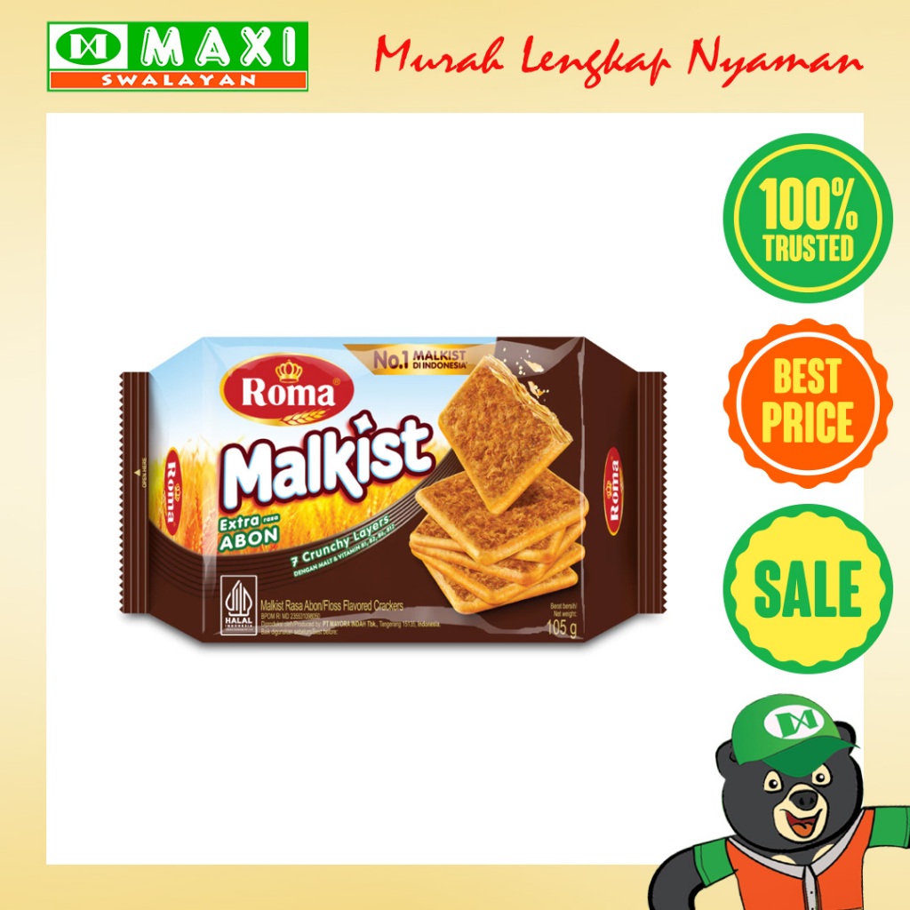 

Roma Malkist Abon Cracker 105 gr