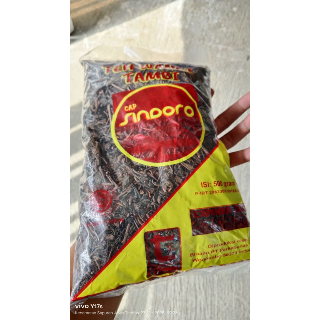 

Teh hitam melati cap sindoro 500 gr | black tea | jasmine tea | herbal tea | original tea | teh tambi wonosobo