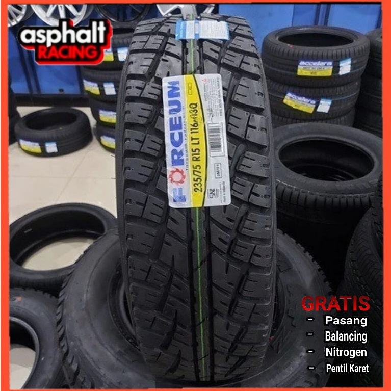 BAN MOBIL SEMI OFFROAD 235/75 R15 MERK FORCEUM ATZ II BAN MOBIL 235 75 R15