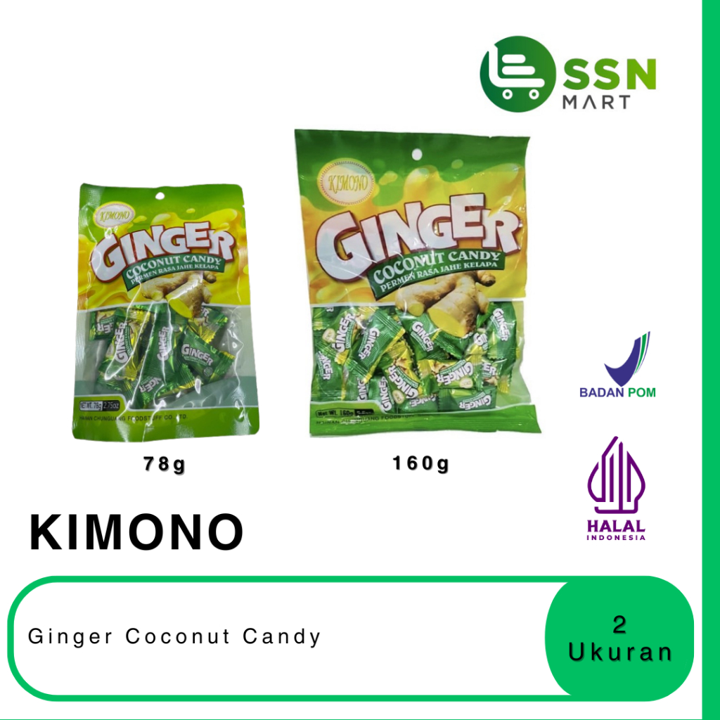 

SSNMart Kimono Ginger/JAHE 2 Ukuran
