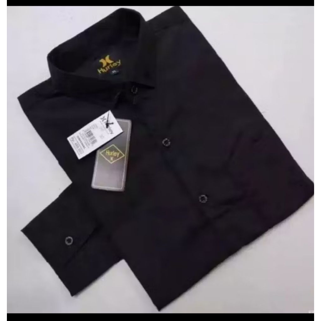 Baju pria ( GEMOY HITAM ) Lengan panjang